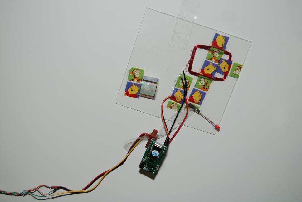 Temporary fitting RFID reader